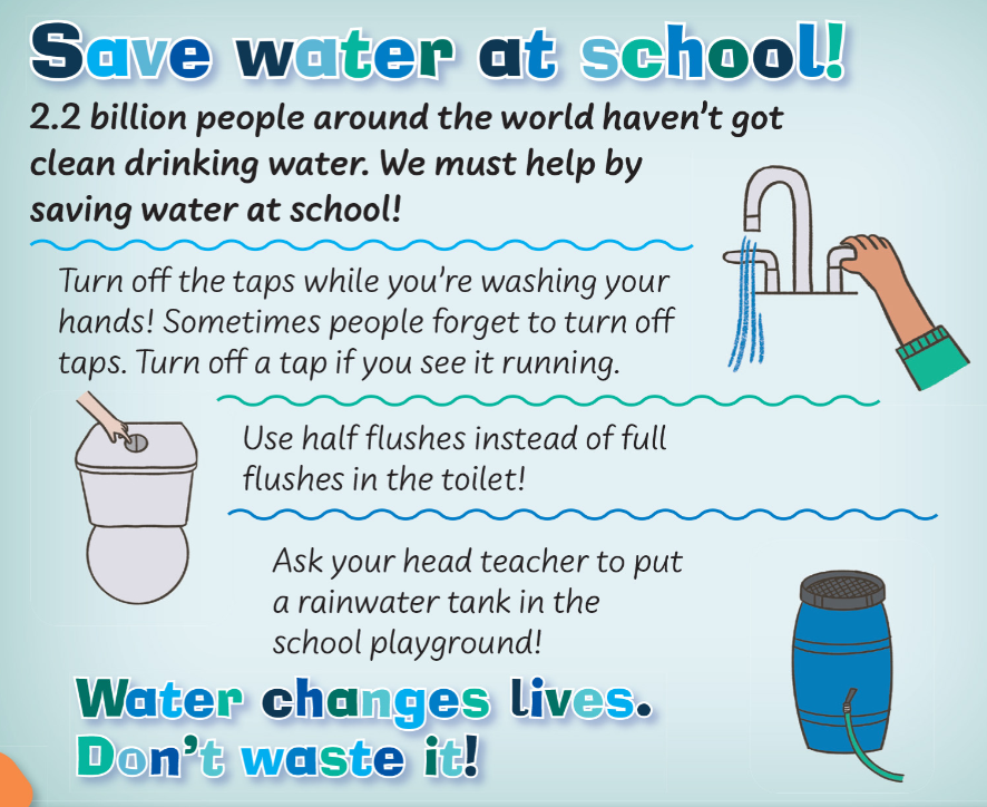 save water at school